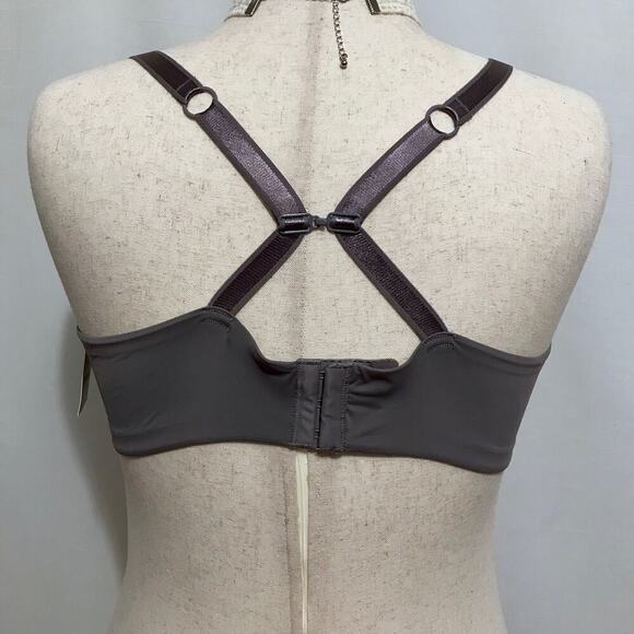 Auden NWT Gray Wire Free Bra Women 40D - Picture 4 of 9